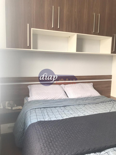 Apartamento Novo, Mobília Completa Planejada E Com Excelente Acabamento, Bancadas De Quartzo Stellar, Jogos De Luzes, Forro De Gesso E Piso Vinílico. - Ap00172 - 69197648