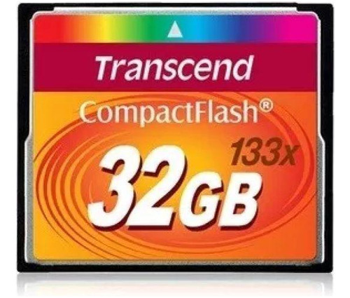 Tarjeta de memoria Compactflash Transcend Cf 133x 133x 133x 32 gb