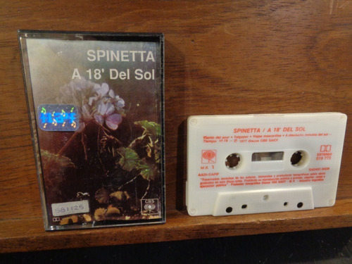 Spinetta A 18' Del Sol Cassette Rock