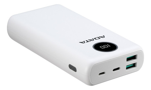 Batería Portátil Power Bank Adata P20000qcd 20000mah Blanco