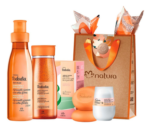 Kit Ducha Mango Rosa Y Agua De Coco Tododia Natura - Lvdm