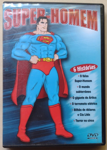 Dvd Super Homem 6 Histórias Desenho (excelente) (Usado)