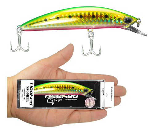 Señuelo Minnow Vulkan Snooker 28 Gr Anzuelo Reforzado Pesca