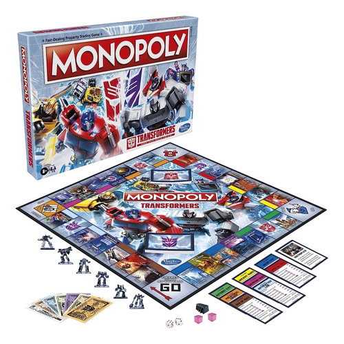 Monopoly ® Transformers Juego De Mesa Edición Coleccionista