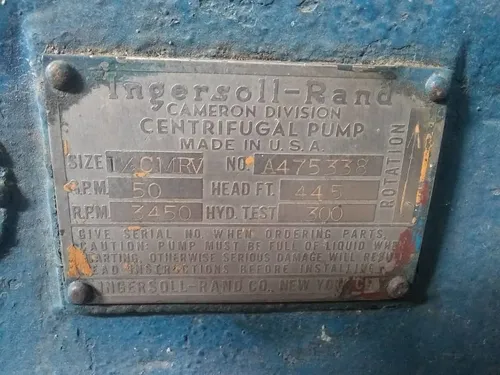 Bomba De Agua De Riego (Usado)