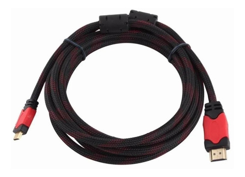 Cable Hdmi 5 Metros Doble Filtro Mallado Con Ethernet 4k