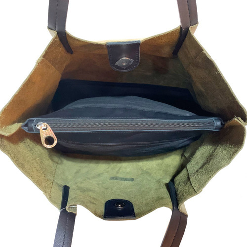 Shopper Mujer Xl Extra Large Paulina Verde