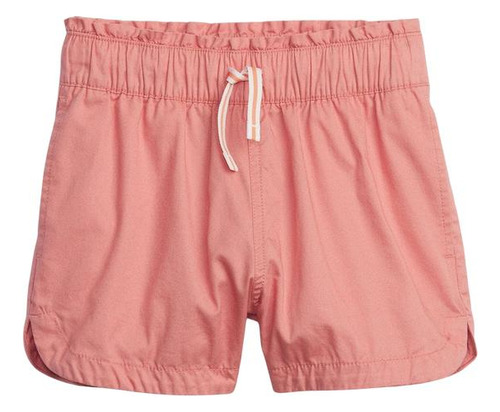 Short Niña Gap Twill Con Washwell Rosa