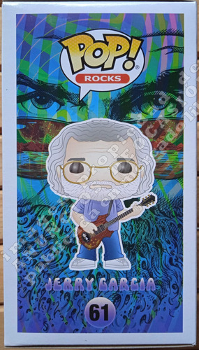 Funko Pop - Jerry García #61, Pop! Rocks, Figura De Vinil (Usado)