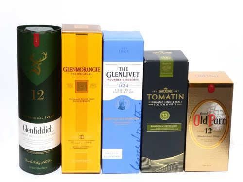 Cajas Vacías De Colección De Whisky Varias Marcas Cada Una