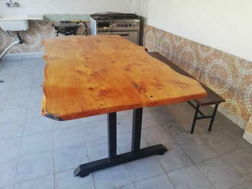 Mesa Rústica Madera Ciprés