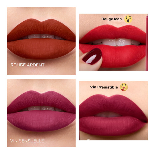 Pack 2 Labial Líquido Mate Forever Indeleble L'bel