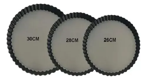comprar Pack 3 Moldes Desmontables Molde De Kuchen Molde Para Pie Molde Desmontable Kuchen Molde Pie Molde Tartaleta Queque Desmontable Molde Tarta Moldes Queque 28 30 32cm Para Desmontar Pasteleriacl