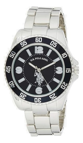 U.s. Polo Assn. Reloj Para Hombre En Tono Plateado Con Esfer