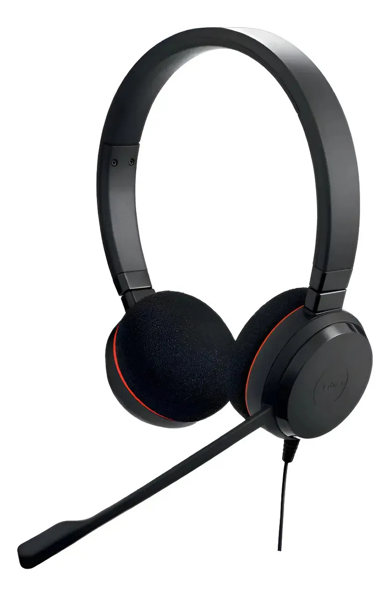 Fone Jabra Evolve 20 Stereo Ms 4999823189 Usb-c Preto