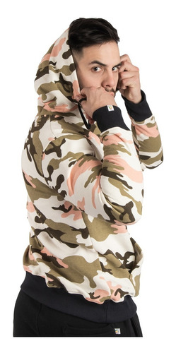 Imagen 6 de 8 de Buzo Canguro Capucha Hombre Slim Fit Hoodie Camperas A24