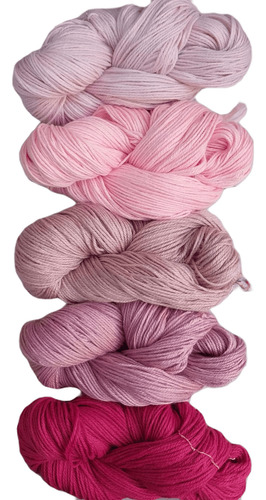 Lana Shetland Semigorda 900gr (6 Madejas De 150gr) Surtido A Eleccion Post Compra