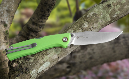Navaja Ruike P882 8,5cm Backlock Acero Dureza 57-59hrc. Color Verde
