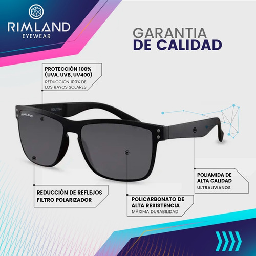 Imagen 5 de 7 de Anteojos Sol Hombre Lentes De Sol Hombres Rimland Tenerife