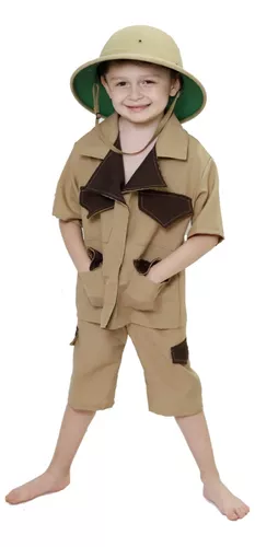 Disfraz Explorador De Zoologico Clasico Beige Infantil Niño