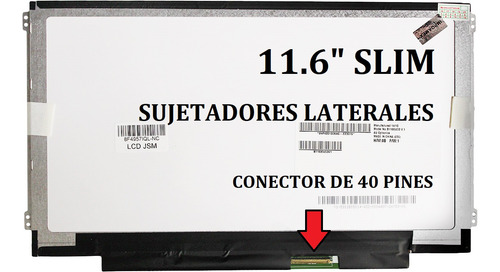 Pantalla 11.6 Slim Dm1-1000 Dm1-3265la Asus X202e Xe303c12