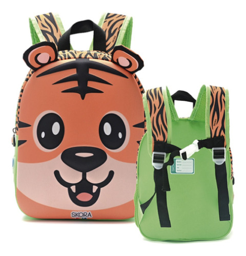 Mochila Infantil Skora Jardin Varios Personajes Animalitos