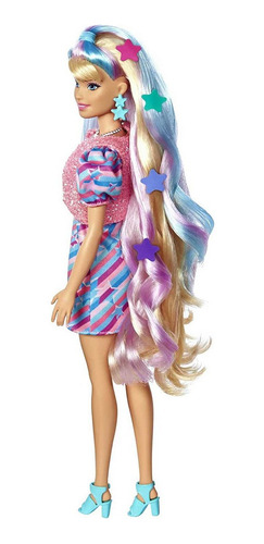 Imagen 2 de 2 de Barbie Fashion & Beauty Totally Hair Rubia