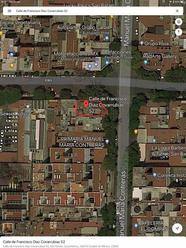 Terreno En Esquina 208 M2 H4, Colonia San Rafael