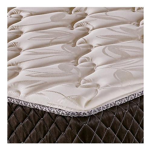Imagen 3 de 5 de Colchón 2 plazas de espuma Cannon Espuma Exclusive beige y marrón - 140cm x 190cm x 25cm