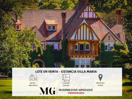 Lote En Venta - Estancia Villa Maria - Ezeiza