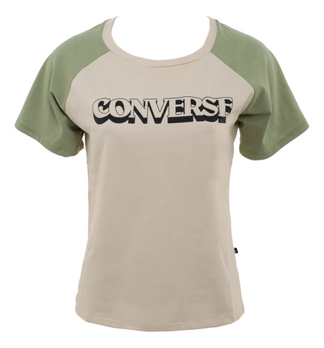 Remera Converse Moda Ranglan Mujer Be Ol Tienda Oficial