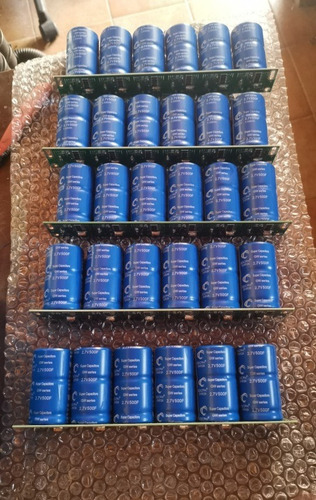 Super Capacitor Gdcph 2.7v 500 Farad X 6 Soma Total 16v83f