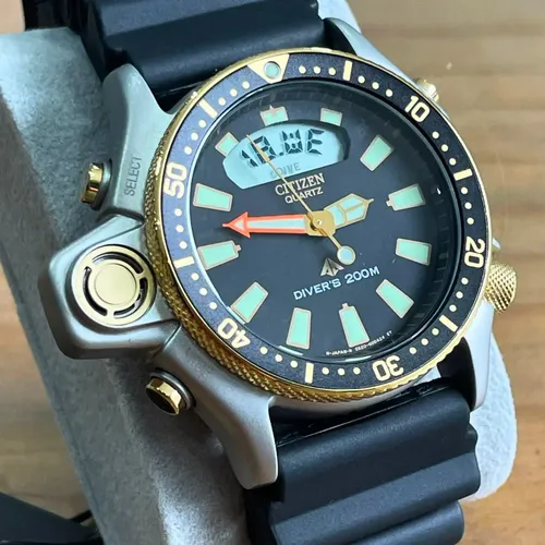 ビアベリー　ゆうすけ Citizen Aqualand Serie Ouro Jp2004-07e Promaster Original Nf