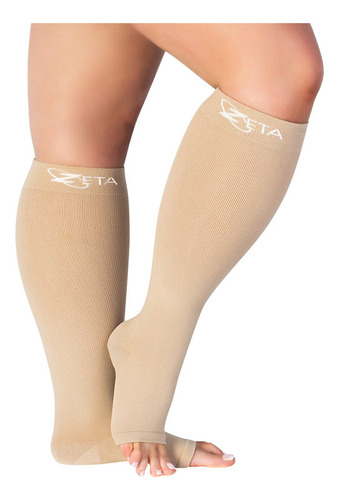 Zeta Wear Calcetines De Soporte De Manga De Pierna Con Punta