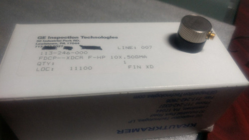 Transductor Contacto Tipo F Ultrasonido 10mhz .5 (Usado)
