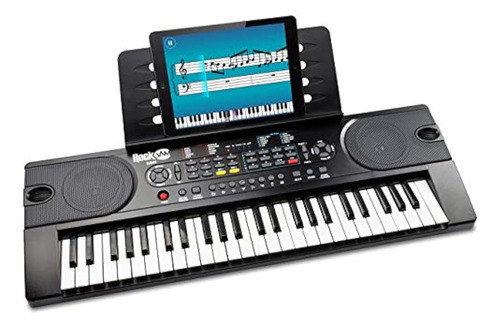 Rockjam (rj549) Piano Con Teclado Eléctrico Portátil De 49 T