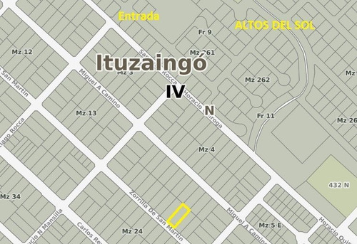 Imagen 3 de 8 de Venta De Lote 882 Mt. Ideal Empredimiento Villa Udaondo, Itu