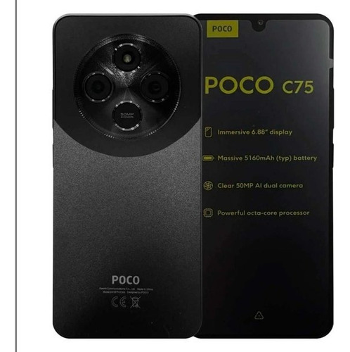 Xiaomi Poco C75 256/8g Nuevos Caja Sellada Con Nfc! Negro