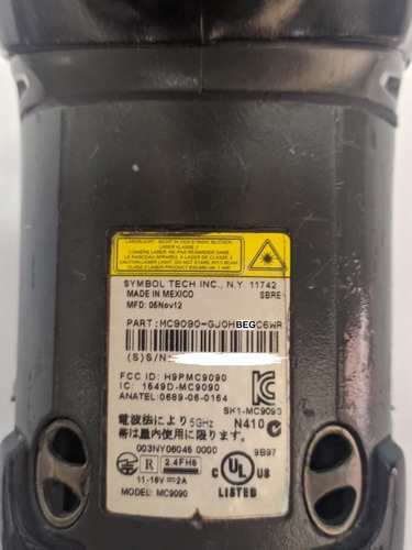 Coletor De Dados Mc9090 Motorola Symbol Mc9090-gj0hbegc2wr