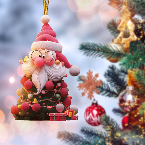 Colgante Pequeño Con Forma De Árbol De Navidad Con Forma De