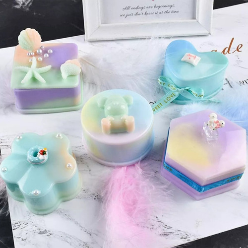 Moldes Resina Para Joyero Silicona Para Manualidades 5 Pieza