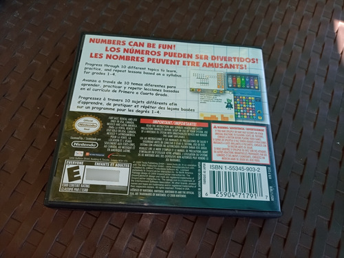 Nintendo Ds 3ds Videojuego Learn Math Original FĂsico (Usado)