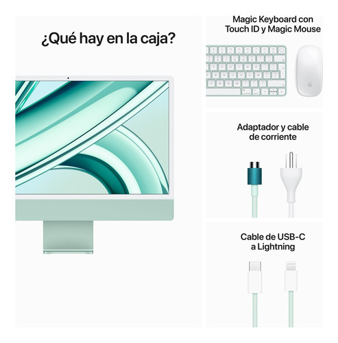 Apple Imac (24 Chip M3, 8gb Ram, 512 gb) Verde