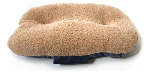 Colchão oval de cordeiro Footprint, tamanho 3, 59x38cm, cor de cão, gato, camelo