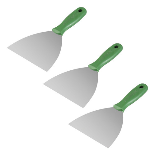3 Piezas Espátula Flexible De Acero 4 Pulgadas 102.0 Mm