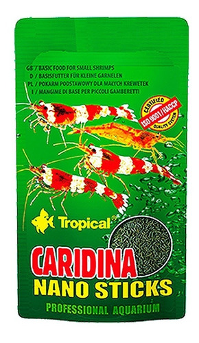 Alimento Tropical Caridina Nano Sticks 10g - Camaron