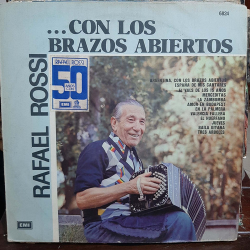 Vinilo Rafael Rossi Con Los Brazos Abiertos 6824 F5