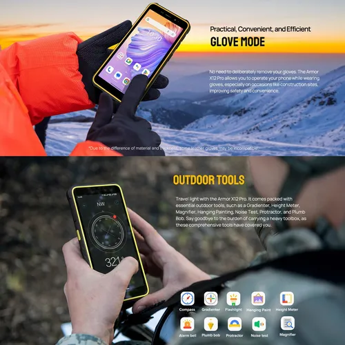 Armor X12 Pro - Celular Resistente Al Agua, Polvo Y Golpes