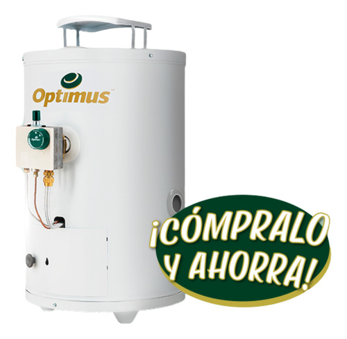 Boiler Calentador Optimus De Paso 6lts Ddp-06 Gas Lp Blanco Glp