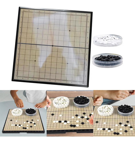 Jj Jogo De Tabuleiro Dobrável Com Peças De Xadrez Go Game Of